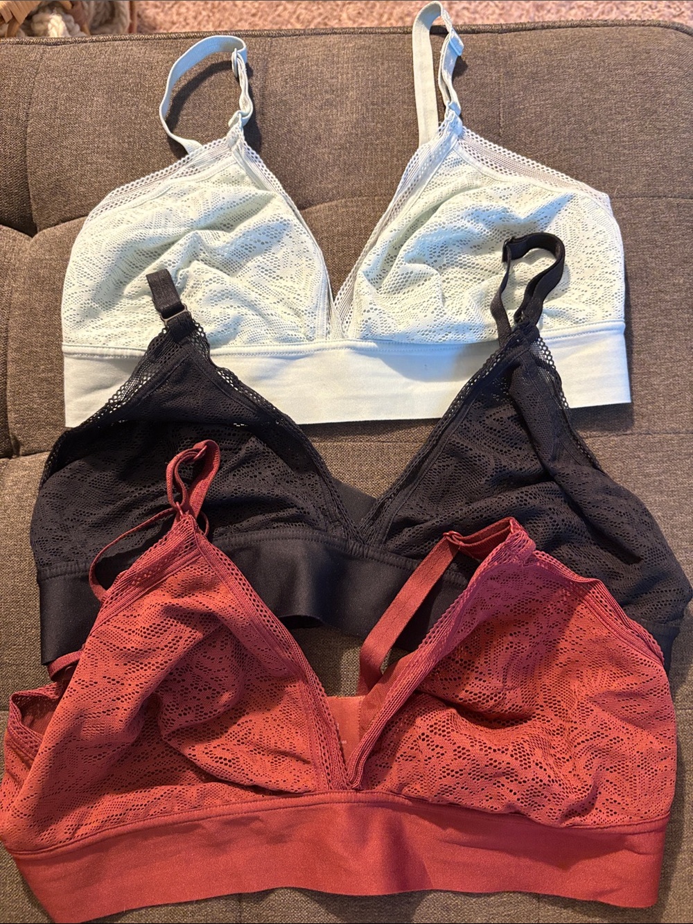 Soma Lace Bralette Trio